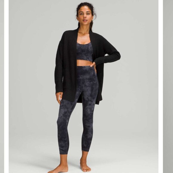 Lululemon Cashlu Sweater Wrap - Black - Picture 2 of 6